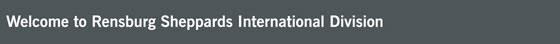 Welcome to the Rensburg Sheppards International Portfolio Management Division